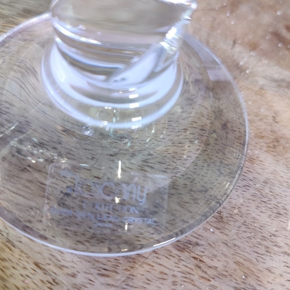 Vtg Set 2 Toscany 24% Leaded Crystal Candle Stick Holders Clear Glass - Picture 3 of 6